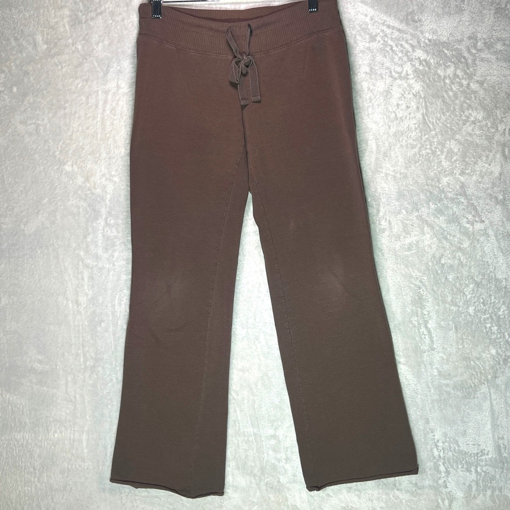 Y2K Old Navy Low‎ Rise Flare Sweatpants Womens XS Brown Lounge grunge trashy